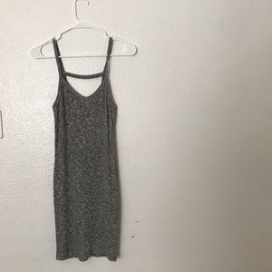 Bodycon Grey Knit Dress